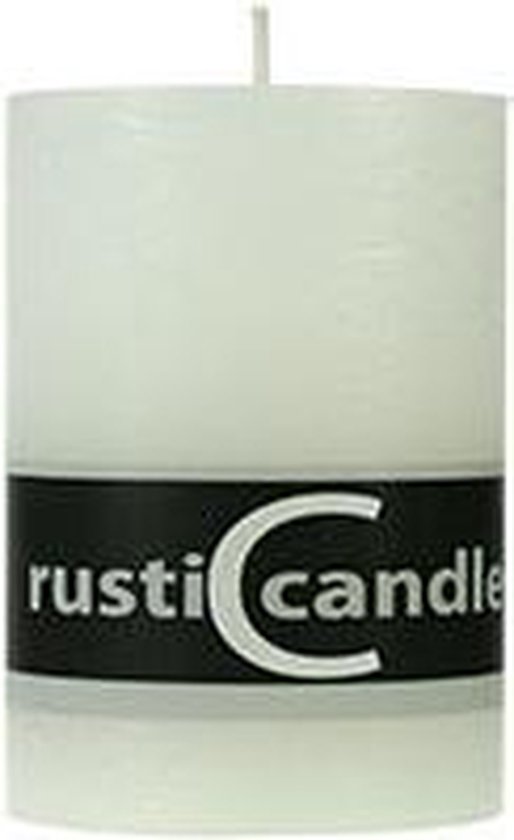 Cosy&Trendy Rustic Cylinderkaars - Ø 70 mm - 130 mm - Wit