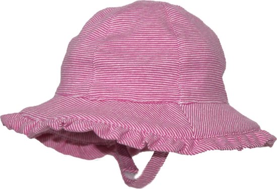 Chapeau de soleil Rigon UV Baby Bella - Rose - Taille 46cm