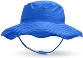 Coolibar UV bucket hoed Baby's - Blauw - Maat 6-12 mnd