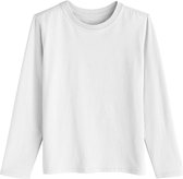 Coolibar UV shirt Lange mouwen Kinderen - Wit - Maat XS (4 jaar)