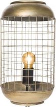 LAMP BRASS - GEELKOPER ROND METAAL 21X21<br />XH94