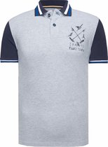 Camp David ® piqué poloshirt met korte mouwen