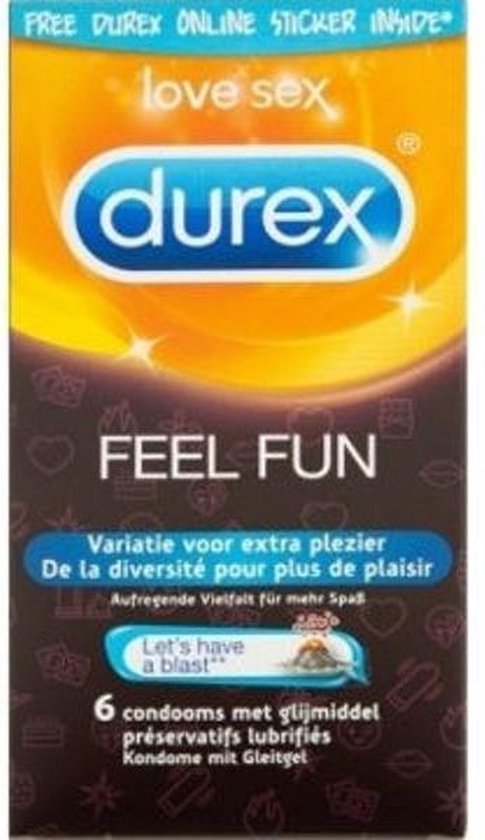 Durex Feel Fun Condooms - 6 stuks - Durex