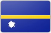 Vlag Nauru - 70 x 100 cm - Polyester