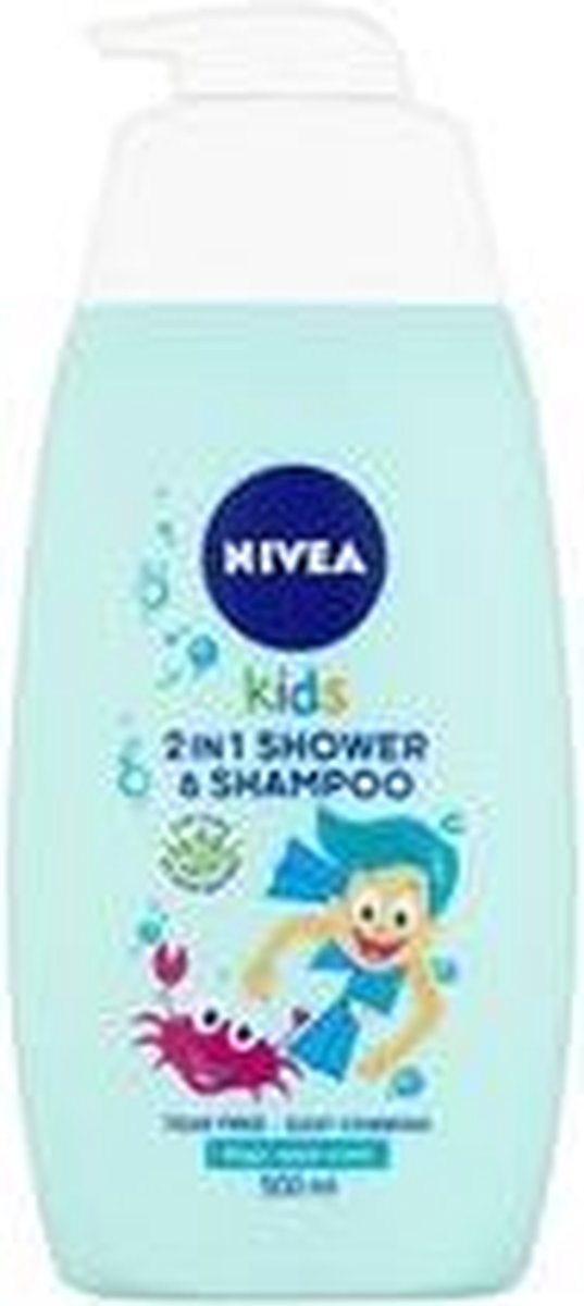 Nivea 2 In Shower & Shampoo Baby Shower Gel And Shampoo 2 In 1 With