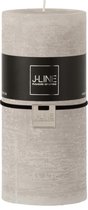 J-Line cilinderkaars - lichtgrijs - large - 70U - 6 stuks