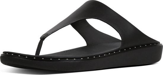 fitflop Vrouwen Banda II Toe Post - Zwart - maat 39 | bol.com