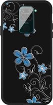 Voor Xiaomi Redmi Note 9 patroon afdrukken reliëf TPU mobiele hoes (kleine orchidee)