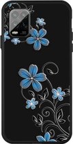 Voor Xiaomi MI 10 Lite patroon afdrukken reliëf TPU mobiele hoes (kleine orchidee)