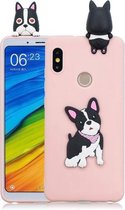 Voor Xiaomi Redmi Note 6 Pro 3D Cartoon patroon schokbestendig TPU beschermhoes (schattige hond)