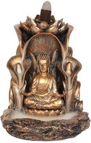 Backflow Wierookbrander Bronskleurige Boeddha