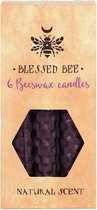 Fantasy Giftshop Kaars Pack of 6 Purple Beeswax Spell Candles Paars