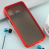 Voor Galaxy A10e Skin Hand Feeling Series Anti-fall Frosted PC + TPU Case (Red)