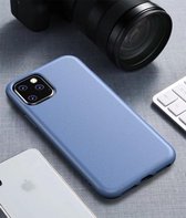 Starry Series schokbestendig rietje + TPU beschermhoes voor iPhone 11 Pro Max (blauw)