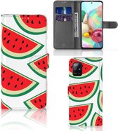 Smartphone Hoesje Geschikt voor Samsung Galaxy A71 Foto Hoesje ontwerpen Originele Cadeaus Watermelons