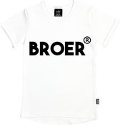 KMDB Shirtje Broer White Jongens Wit - Maat 134
