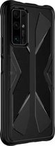 Voor Huawei Honor X10 Butterfly Shadow schokbestendig rubberen TPU beschermhoes (zwart)