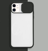 Voor iPhone 11 Pro Max Sliding Camera Cover Design TPU beschermhoes (zwart)