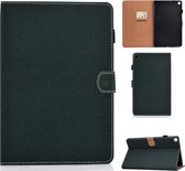 Voor Galaxy Tab S5e T720 Effen Kleur Tablet PC Universele Magnetische Horizontale Flip Leren Case met Kaartsleuven & Houder (Groen)