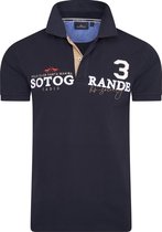 HV Society Korte mouw Polo shirt - 0403103300 Ferrol Marine (Maat: XL)