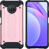 iMoshion Rugged Xtreme Backcover Xiaomi Redmi Note 9T (5G) hoesje - Rosé Goud