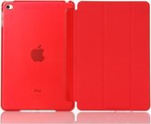 Pure Color Merge horizontale flip lederen hoes voor iPad Mini (2019) / iPad Mini 4, met houder (rood)