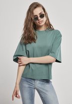 Urban Classics Dames Tshirt -M- Organic Oversized Groen