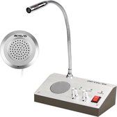 B-Deal Vensterluidspreker/ intercom - 2 Weg - Zilver