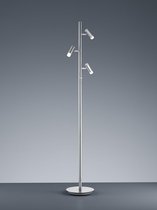 Trio Lighting ZIDANE - Vloerlamp - LED - Nikkel mat