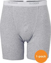 Sloggi Men Basic Long - heren boxer (1-pack) - grijs - Maat: L