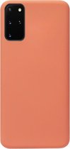 ADEL Premium Siliconen Back Cover Softcase Hoesje Geschikt Voor Samsung Galaxy S20 - Oranje