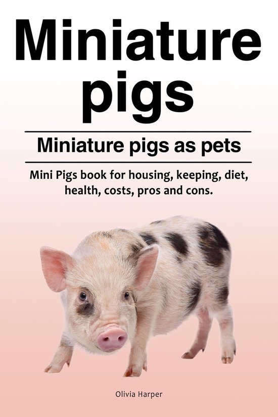 Miniature pigs. Miniature pigs as pets. Mini Pigs book for housing