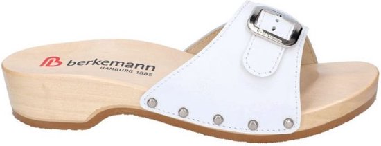 Berkemann -Dames -  wit - slippers & muiltjes - maat 38.5