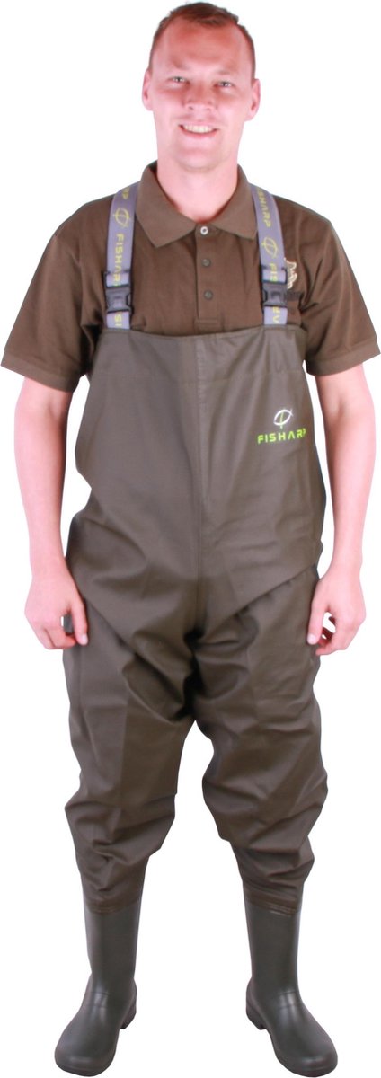 Fisharp Lightweight Chest Wader Olive - 44 | Waadpak
