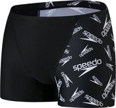 Speedo aquashort logo V-cut zwart - XL