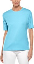 Coolibar - UV Shirt voor dames - Morada Everyday - Ijsblauw - maat M