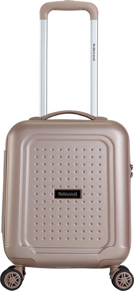Decent MAXI-AIR Spinner TSA Reiskoffer 29 liter – Underseater ANWB Testwinnaar 2025 - Handbagage koffer 42x32x20cm - Lichtgewicht koffer - Reiskoffer - Veilig TSA Cijferslot – Zalm roze