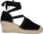 Fred de la Bretoniere 153010224 Espadrilles - Met Sleehak - Dames - Zwart - Maat 42