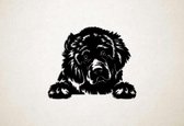 Wanddecoratie - Hond - Newfoundlander 2 - M - 60x73cm - Zwart - muurdecoratie - Line Art