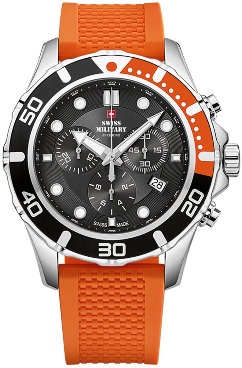 Swiss Military Herenhorloge Chronograaf SM34044.BI13RUB - SM34044.05