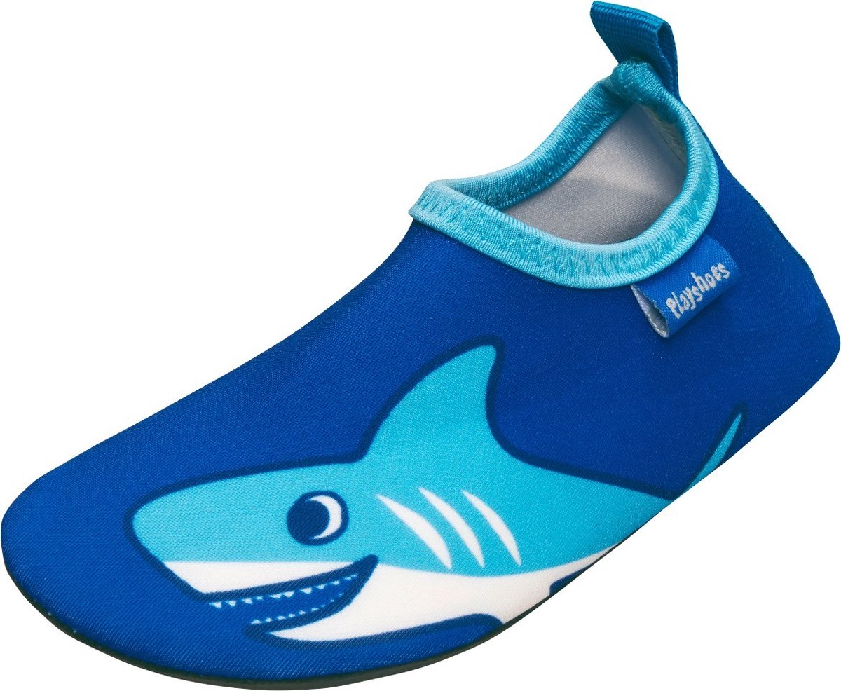 Playshoes - UV-waterschoenen voor jongens - Haai - Blauw - maat 26-27EU