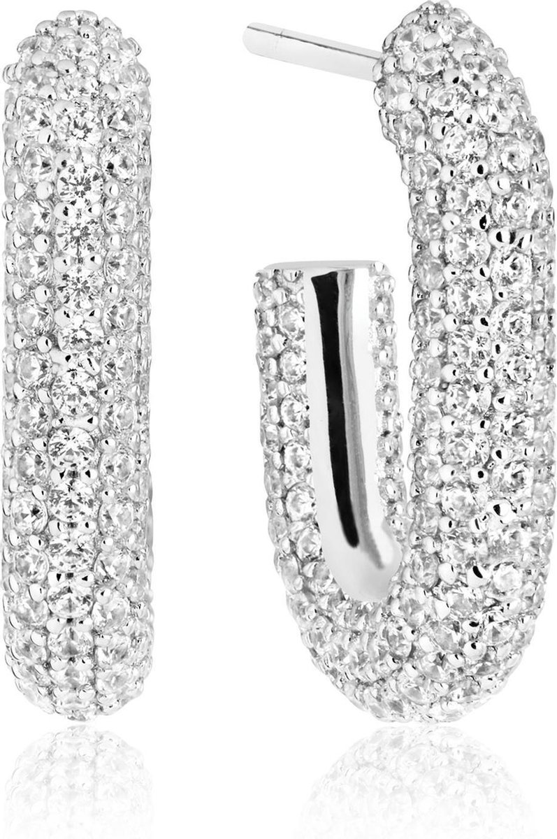 SIF JAKOBS CAPRI PICCOLO EARRINGS SJ-E62009-CZ-SS