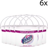 Vanish Oxi Action Crystal White Base Poeder - Voor Witte Was - 2,4kg x6