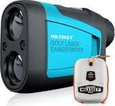 Firsttee - Rangefinder Mileseey 600m - INCL. OPBERGTAS - Rangefinders - Range finder - Golf accessoires - Afstandsmeter - HD Lens - Trolley - Golf accessoires - Golftrainingsmateriaal - Sport