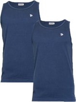 2-Pack Donnay Muscle shirt - Tanktop - Sportshirt - Heren - maat XXL - Navy (010)