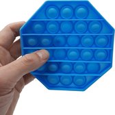 Fidget Toy - Pop IT - Push Pop - Anti-Stress Toy  (Achthoekig Lichtblauw)