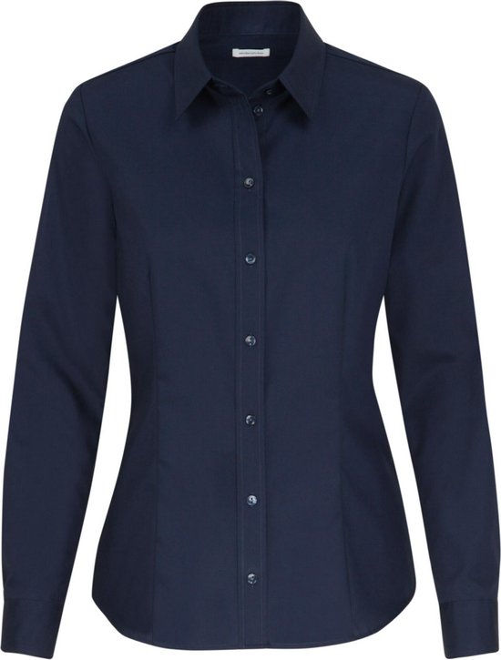 Seidensticker blouse schwarze rose Nachtblauw-34 (Xs)