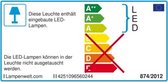 Lucande - Hanglampen - 2 lichts - acryl, roestvrij staal, aluminium - H: 3 cm - mat, nikkel gesatineerd - Inclusief lichtbronnen