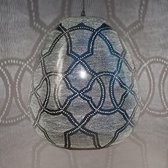 Zenza - Hanglamp -Oosterse Lamp- Tahrir - Filigros - Super - Zilver