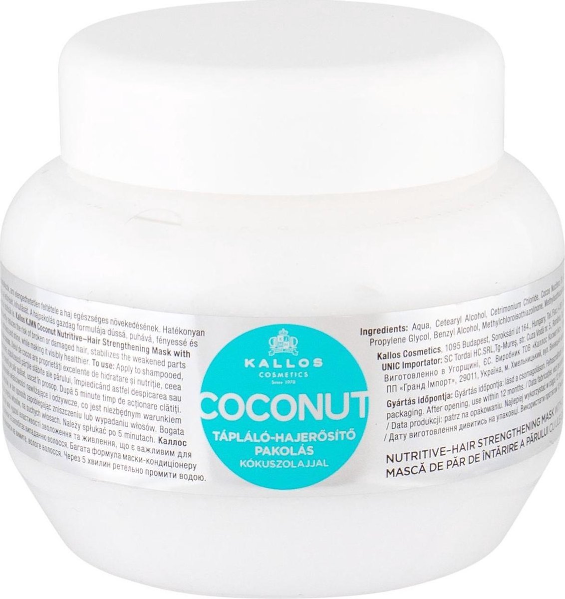 Kallos - Nourishing Mask Coconut KJMN (Mask) - 275ml